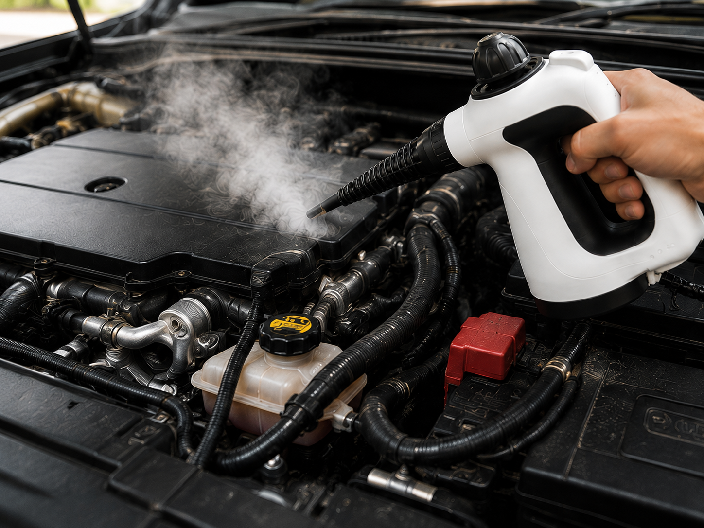 Limpador a Vapor Automotivo — limpeza motor